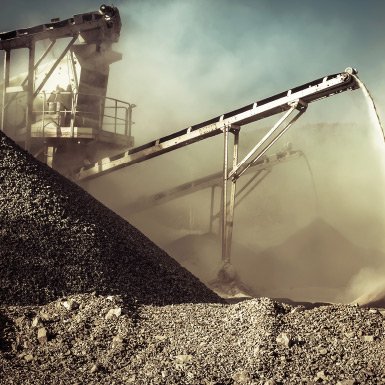 Zement- und Bergbauindustrie