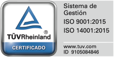 ISO 9001/ISO 14001
certified