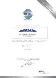 Certificado
ISO 3834-3