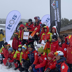 ROS Group patrocina la carrera de slalom de la categoría U14 en Font-Romeu (Francia)