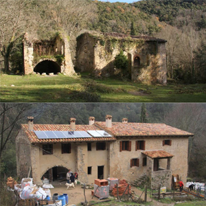 ROS Group colabora en la restauración de un refugio de La Garrotxa (Girona)