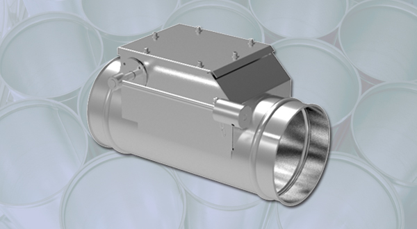 New! Counterbalanced non-return damper