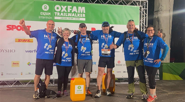 ROS Group collabore à nouveau avec une équipe participant au Oxfam Intermón Trailwalker !