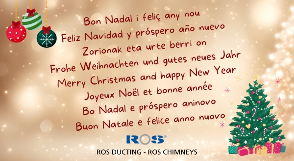 ¡ROS GROUP OS DESEA FELIZ NAVIDAD Y PRÓSPERO 2026!